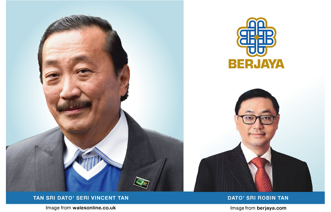 Eldest son Robin Tan resigns as CEO of Berjaya Corp